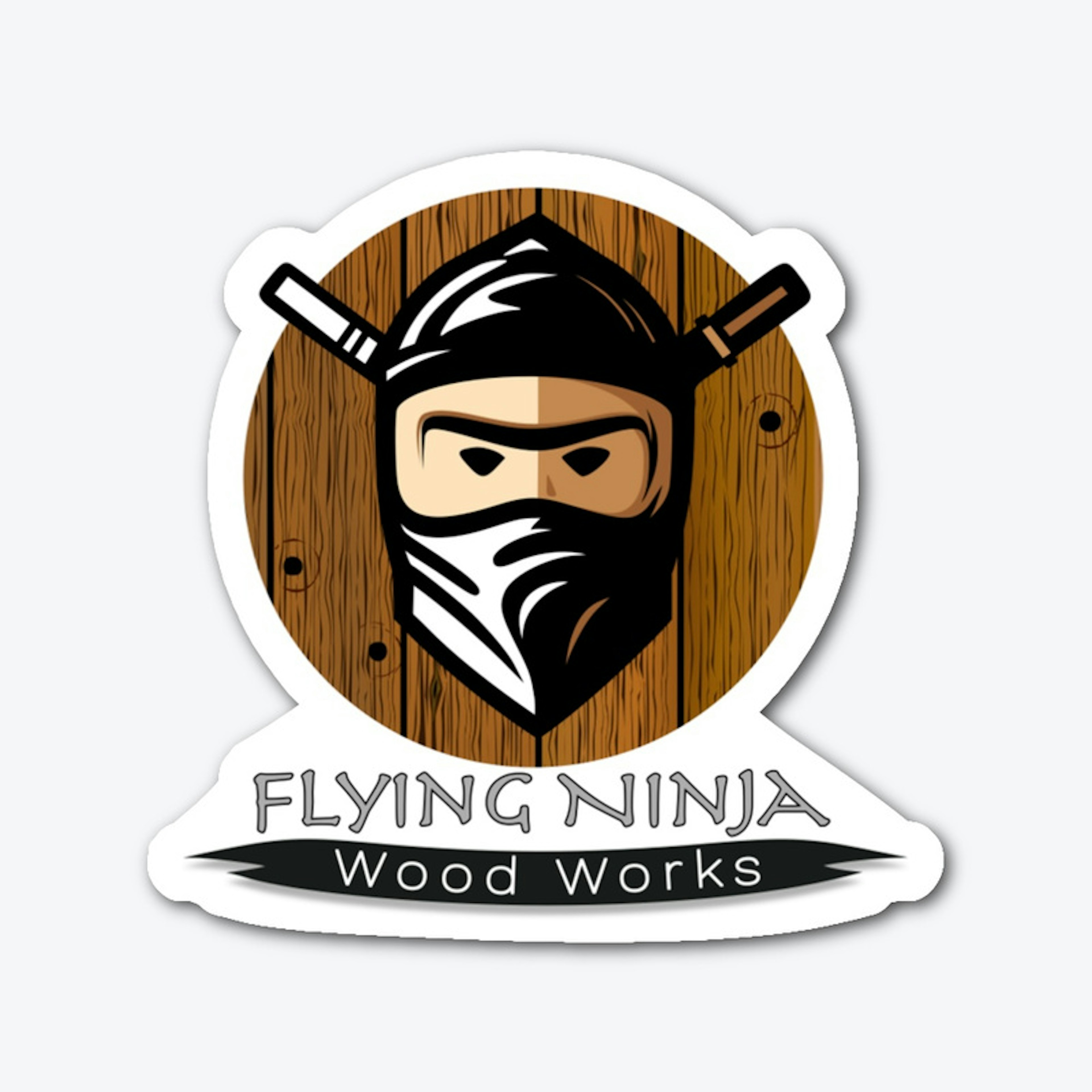 Full Flying Ninja Logo
